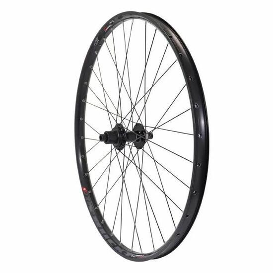 Ruota posteriore cassetta mozzo perno passante 32 raggi cerchio Velox Trucky 30