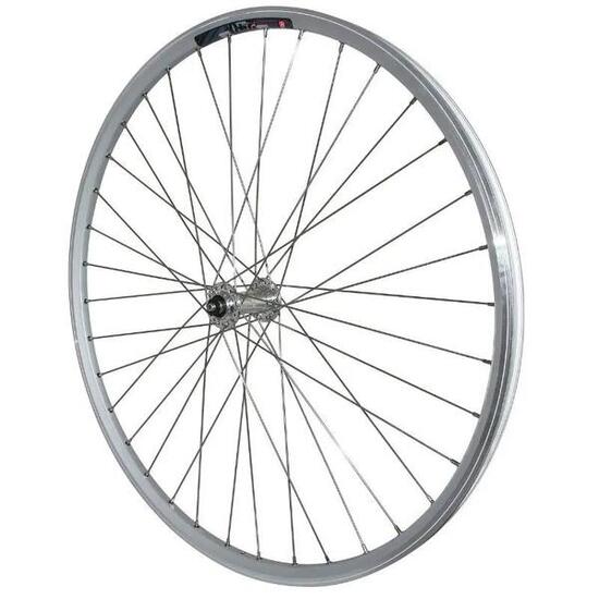 Roue de vélo VTC avant aluminium renforcé moyeu Miche blocage special Loueur Vel