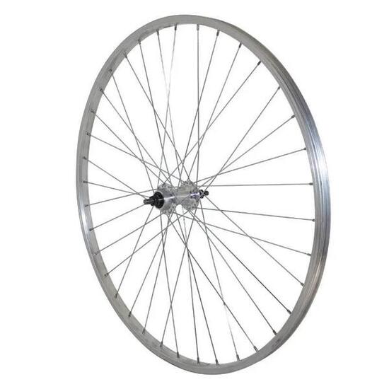 Roue arrière alu moyeu axe plein roue libre Velox 1V