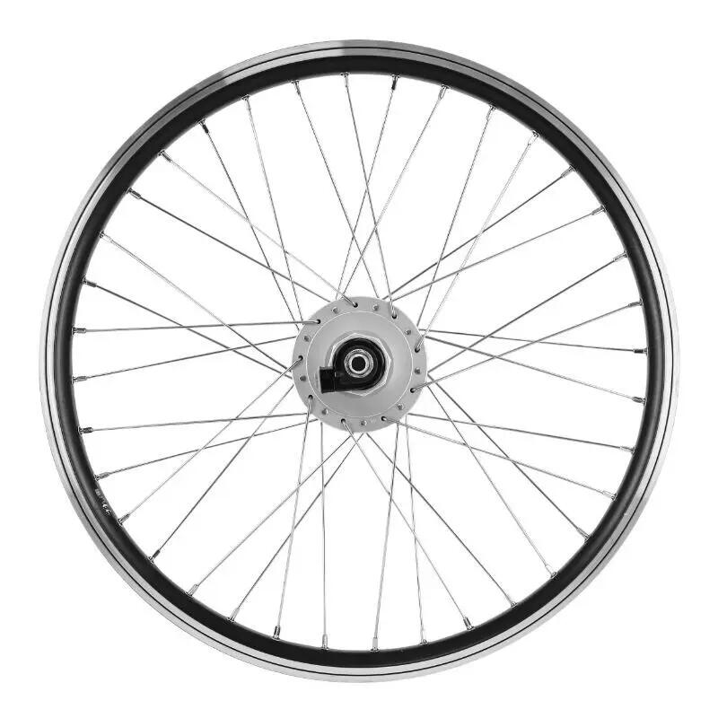 Roue avant alu axe plein Velox Shimano ER10 DH-C3000 6V-3W 2/4
