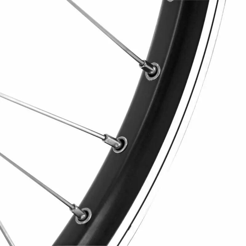 Roue avant alu axe plein Velox Shimano ER10 DH-C3000 6V-3W 4/4