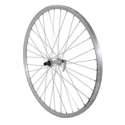 Roue de vélo VTC avant aluminium double paroi blocage Velox Er10