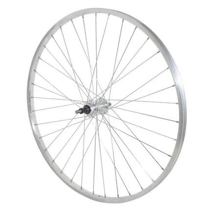 Roue vélo city arrière moyeu axe plein aluminium Velox RL 7-6-5V.