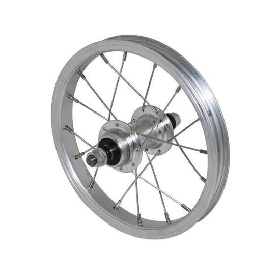 Roue alu arrière moyeu alu axe plein roue libre P2R City