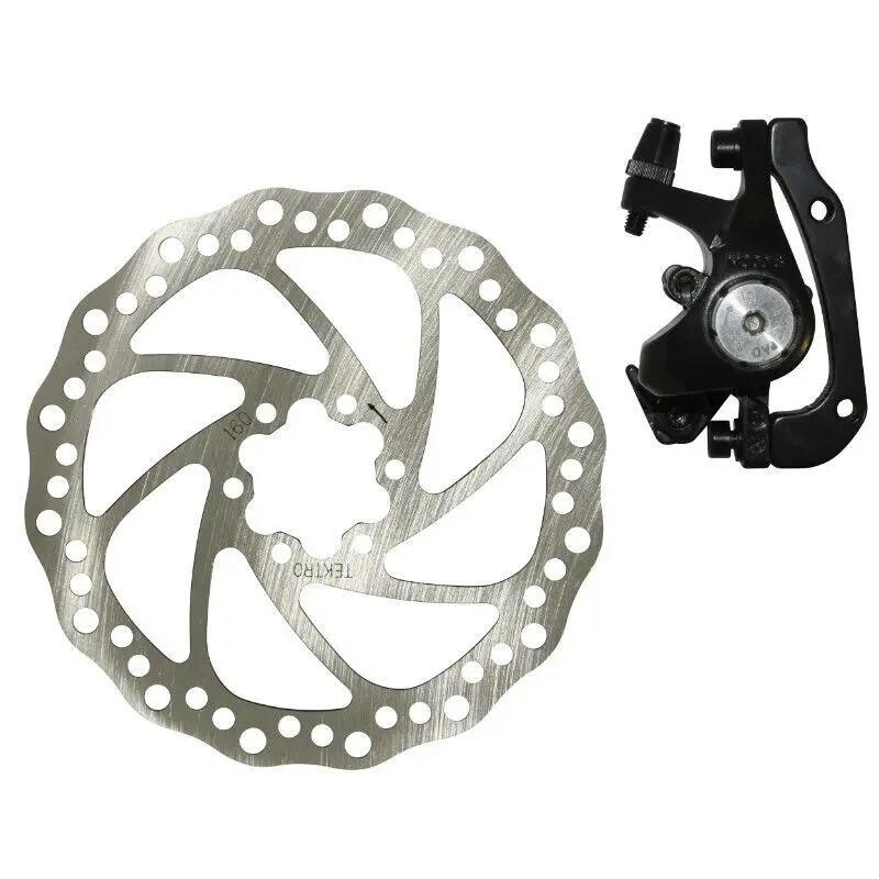 Mechanical rear disc brake + caliper + adapter compatible P2R Post Mount