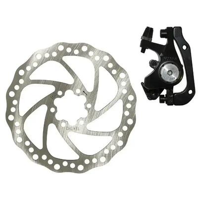 Mechanische schijfrem achteraan + remklauw + adapter compatible p2r post mount