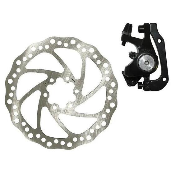 Frein a disque mecanique arriere etrier + disque + adaptateur compatible arriere
