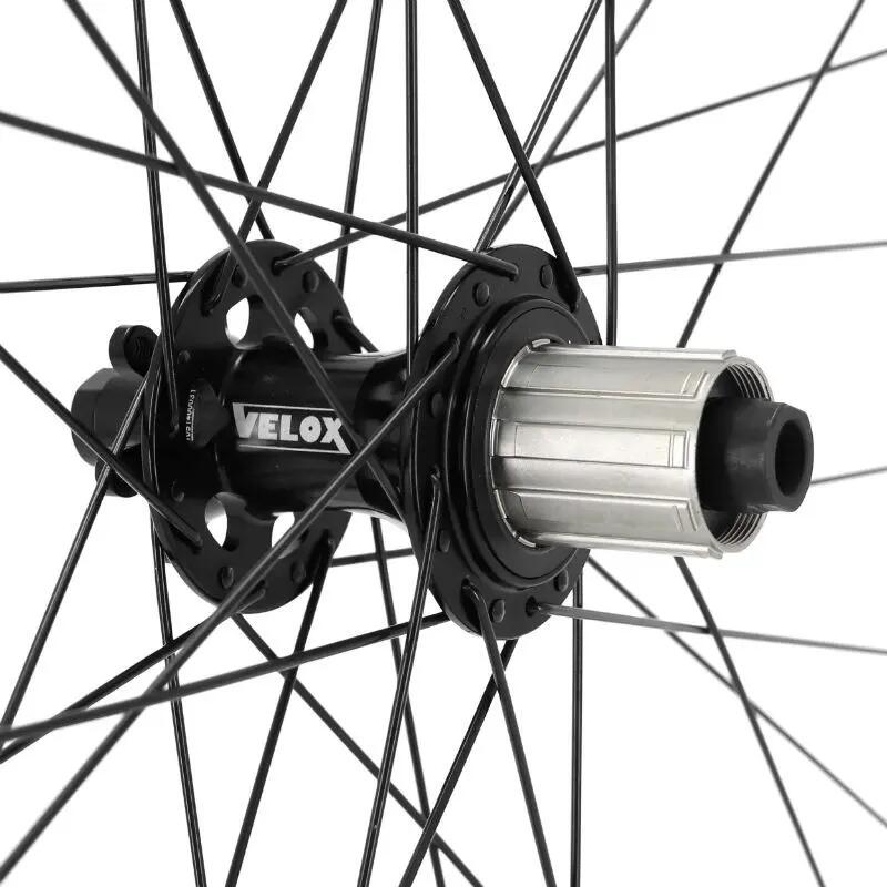 Roue de vélo VTT arrière moyeu roulement disc 6 trous (compatible tubeless et tu 3/3