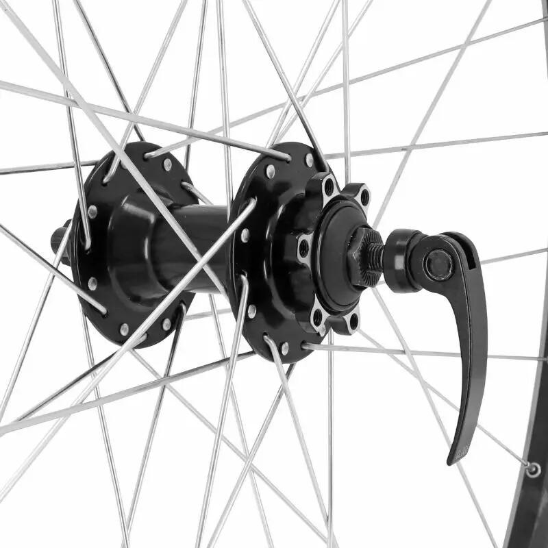 Roue de vélo VTC avant aluminium moyeu disc 6 trous Shimano Velox Disc-V-B M240 3/4