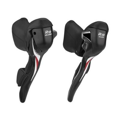 Paar shimano compatible dubbele aluminium road shifters behalve tiagra 4700 micr
