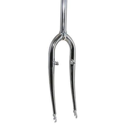 Fourche VTT rigide cintrée avec tasseaux pivot lisse 250mm 1''1-8 éxterieur P2R
