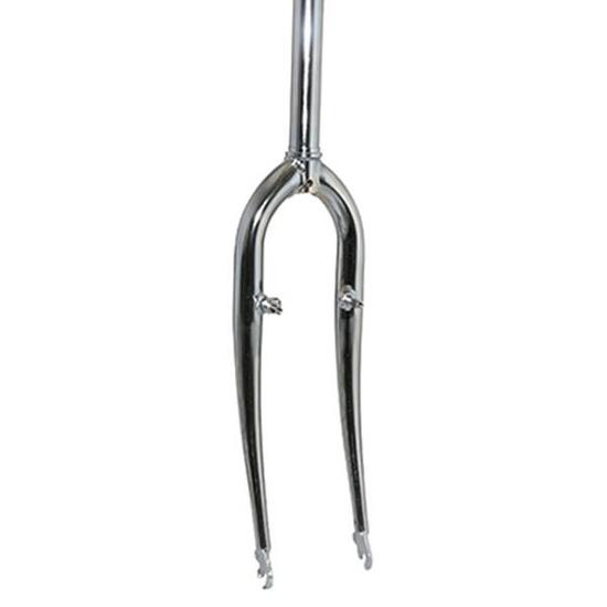 Fourche VTT rigide cintrée avec tasseaux pivot lisse 250mm 1''1-8 éxterieur P2R