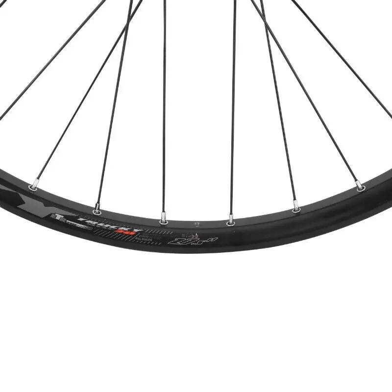 Roue arrière 6 trous moyeu axe traversant compatibleVAE jante 32 rayons Velox Tr 3/4