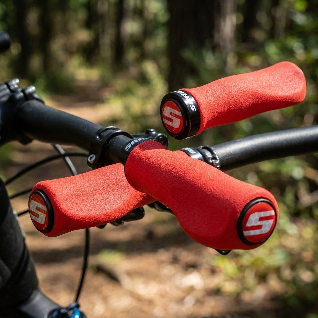 Handvatten Sram Locking Grips Foam Contour 129 2/3
