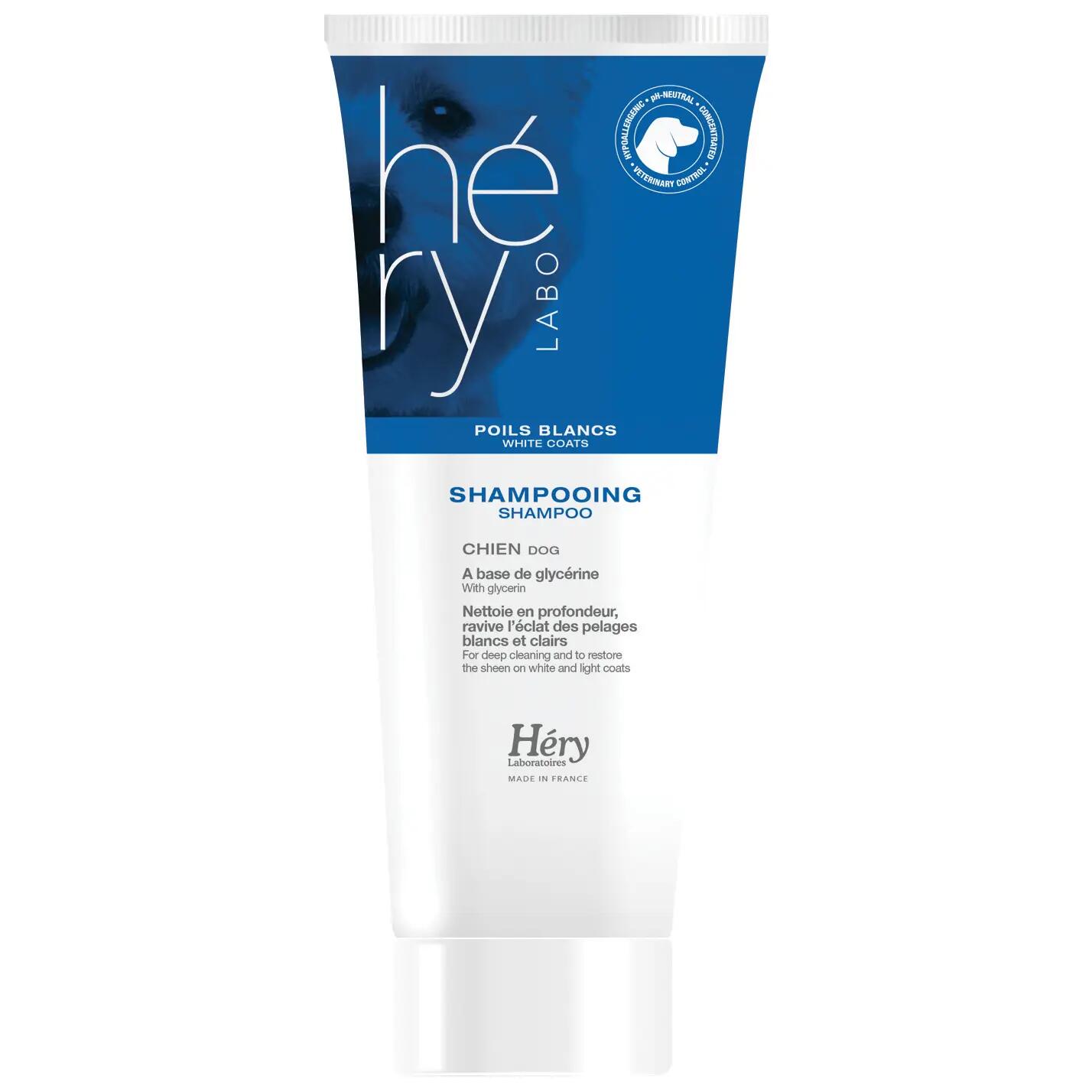 Shampoing poil blanc pour chien Héry 2/2