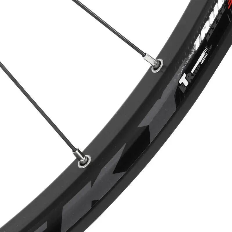 Roue de vélo VTT arrière moyeu (compatible tubeless et tubetype) pour axe traver 4/4