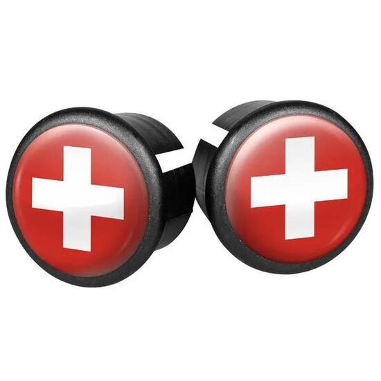 Lot de 2 bouchons de cintre vélo route Velox Doming Suisse
