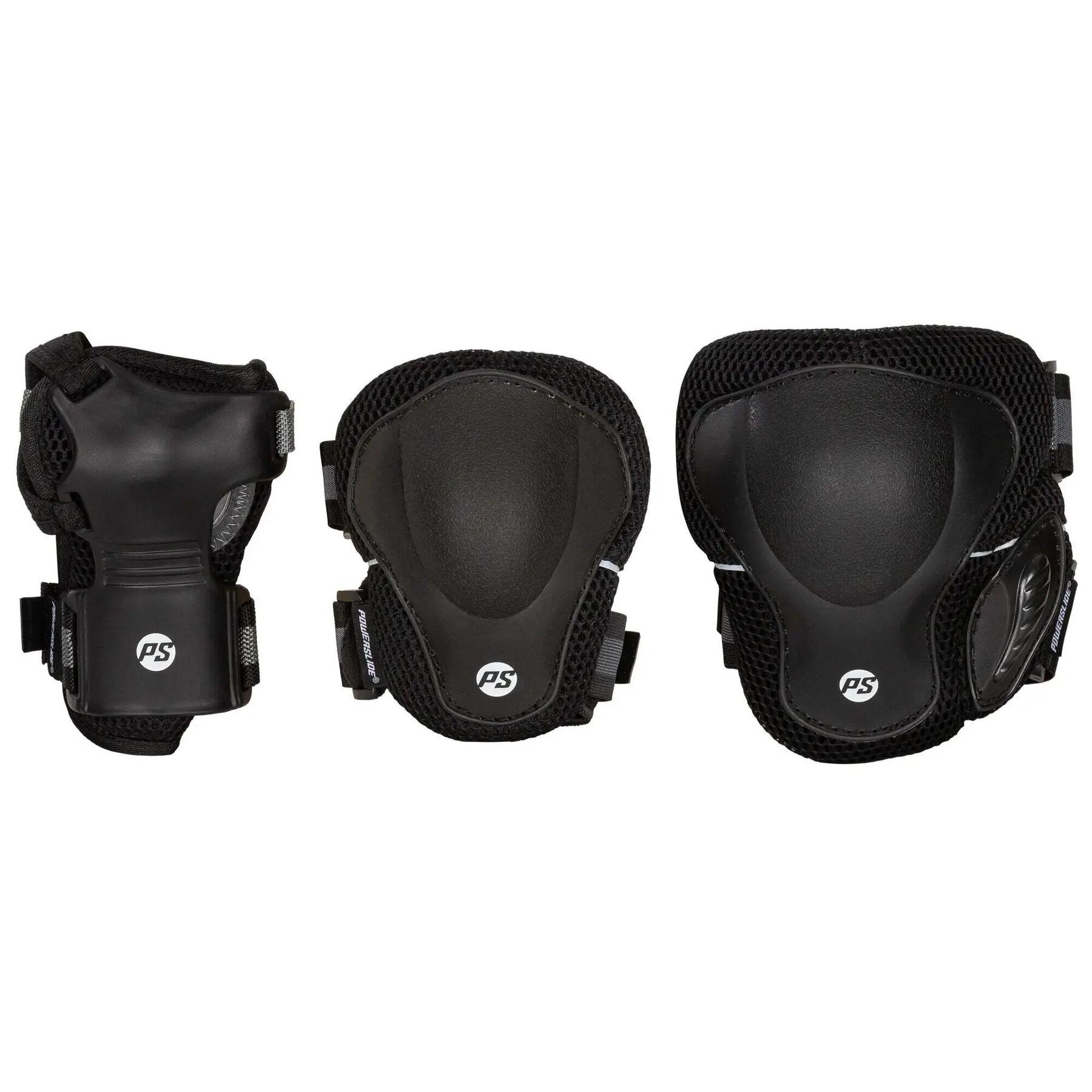 Kniebeschermerset Powerslide Pro (x3) 2/4