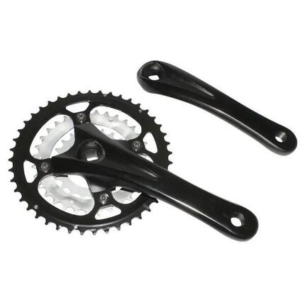 Pédalier VTT alu (boîtier) plateaux démontable P2R 9V. 170 mm 44-32-22
