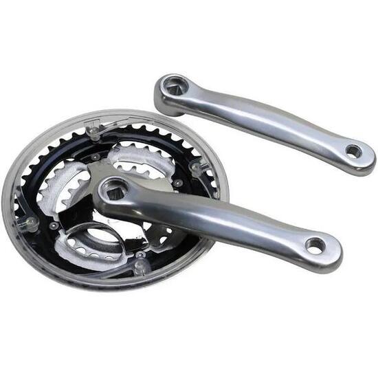 Korba MTB aluminiowa z osłoną P2R 7-8V. 170 mm 42-34-24