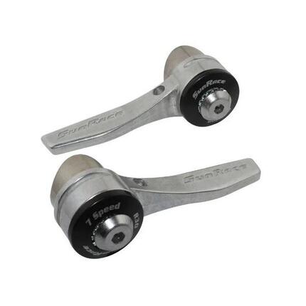 Paire de manettes vélo route pour cadre plot Sunrace Braser 3x7V