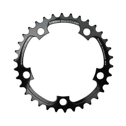 Plateau route triple intérieur Specialités T.A. 5BRA ZELITO 7075 SHIMANO 9-10V.