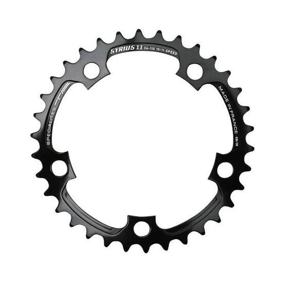 Plateau route triple intérieur Specialités T.A. 5BRA ZELITO 7075 SHIMANO 9-10V.