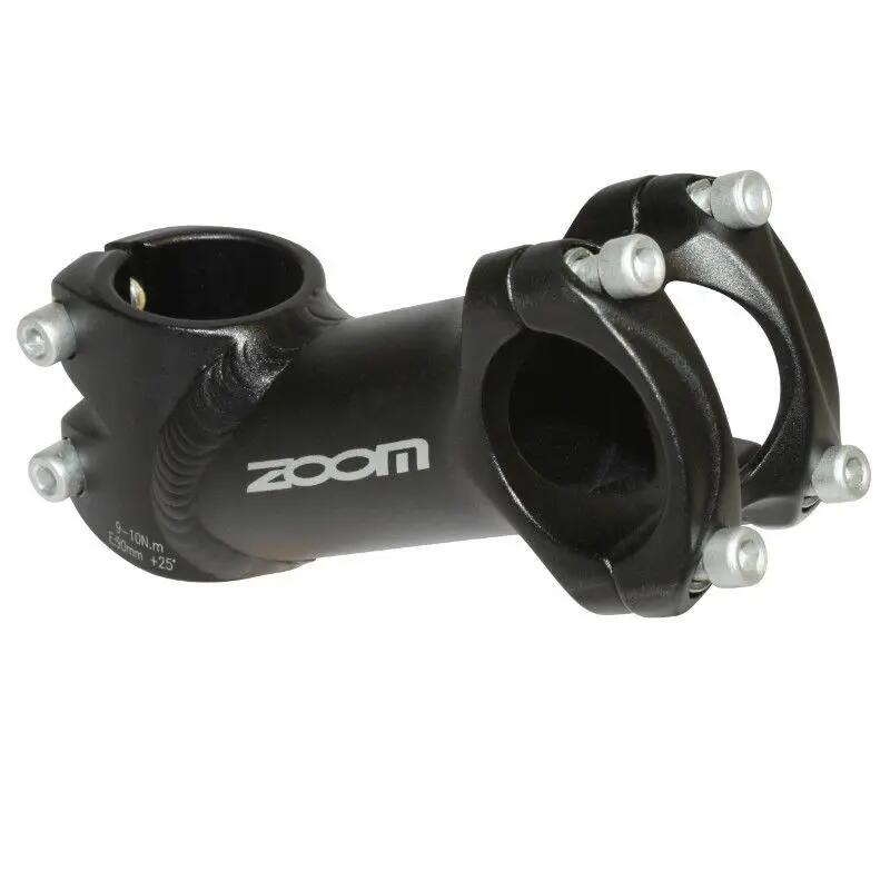 Potenza manubrio strada-mountain bike copri nera P2R Zoom Releve 25° 1/1