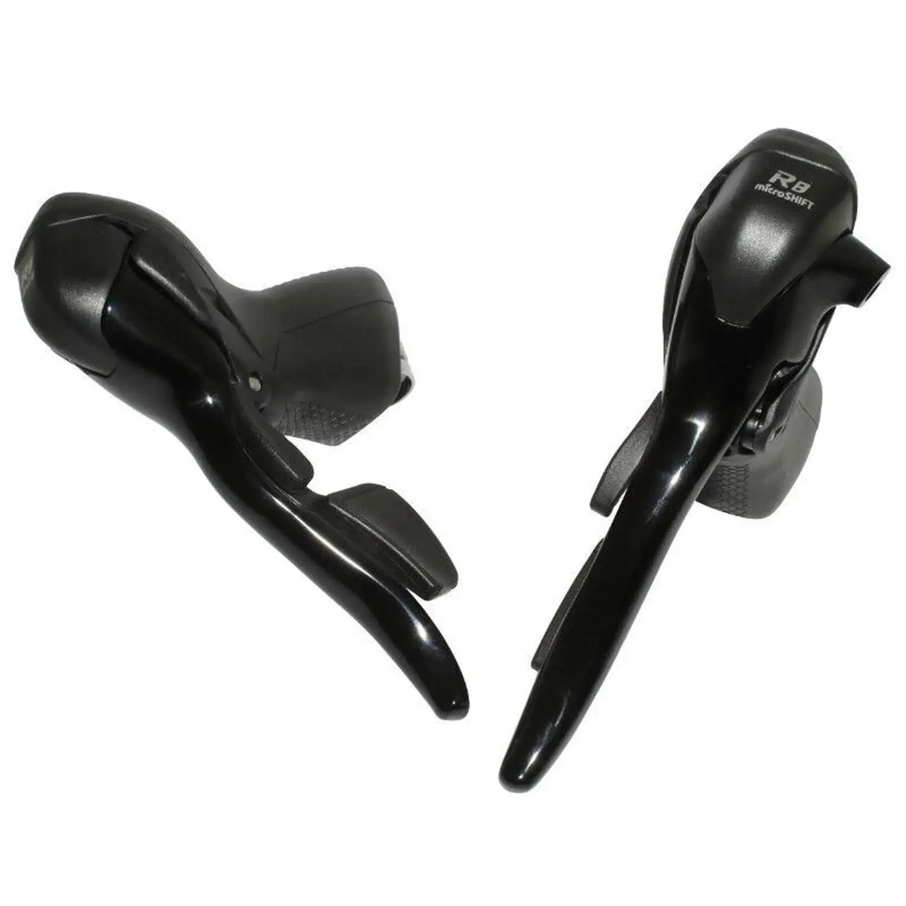 Doppelter Alu-Rennrad-Schalthebel (Shimano-kompatibel) Microshift 1/1