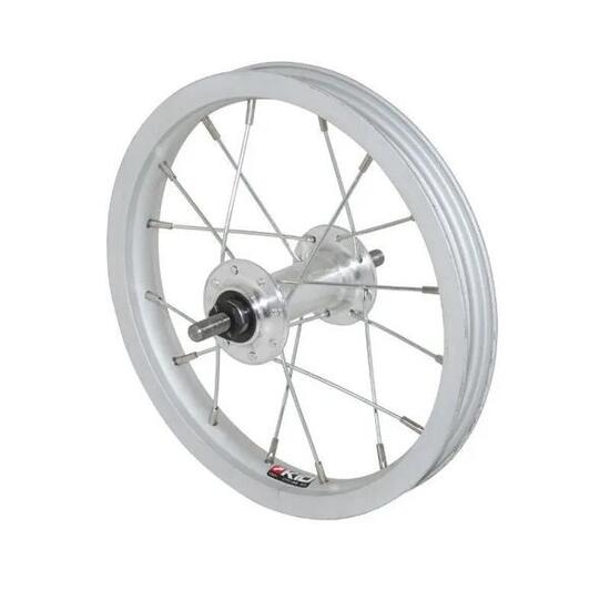 Roue alu avant moyeu alu axe plein P2R City