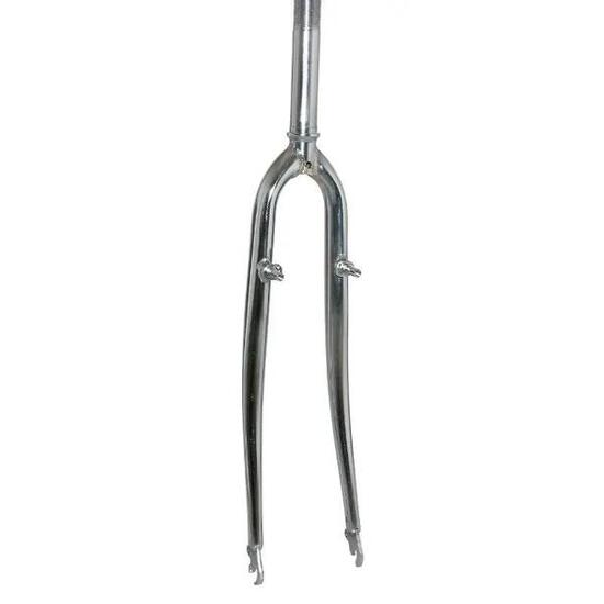 Fourche VTC rigide cintrée avec tasseaux pivot fileté 1"-22,2 intérieur- cone 26