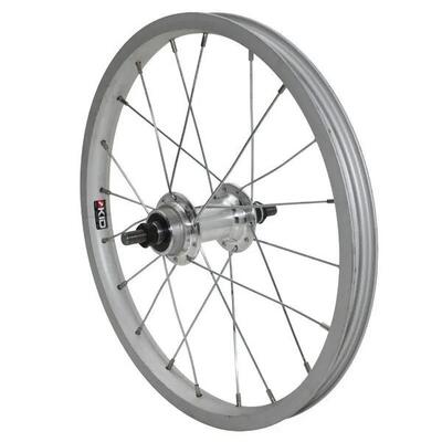 Achterwiel aluminium stalen naaf massieve as vrijloop p2r