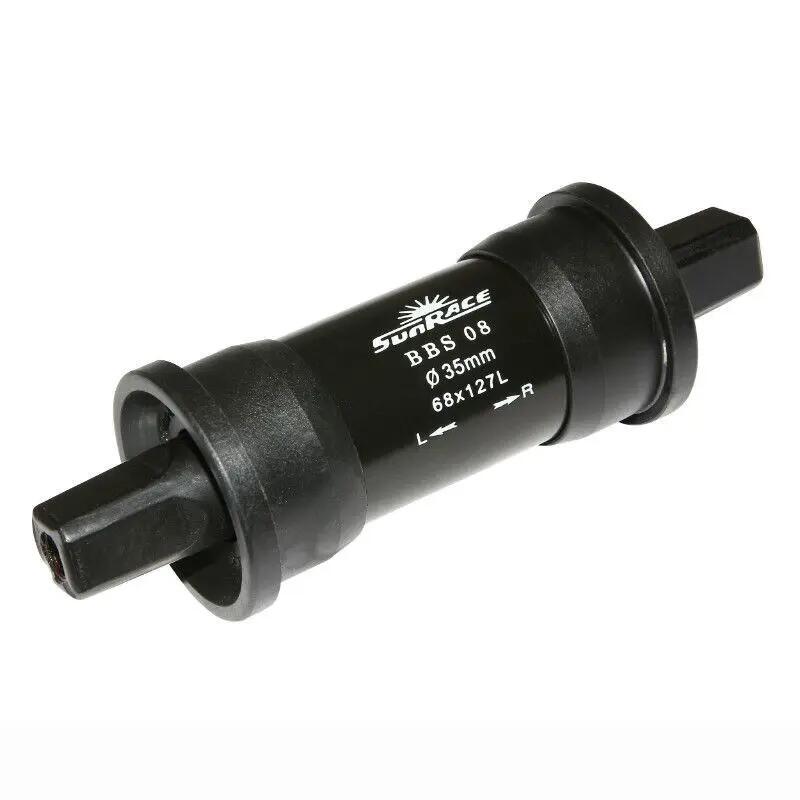 Square bottom bracket with resin cup to be fitted Sunrace 127 mm 35 mm