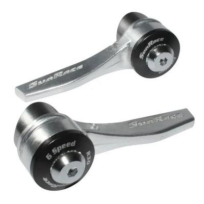 Paar racefiets shifters voor plot frame sunrace braser 3x6v