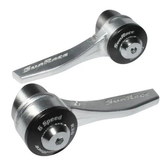 Paire de manettes vélo route pour cadre plot Sunrace Braser 3x6V