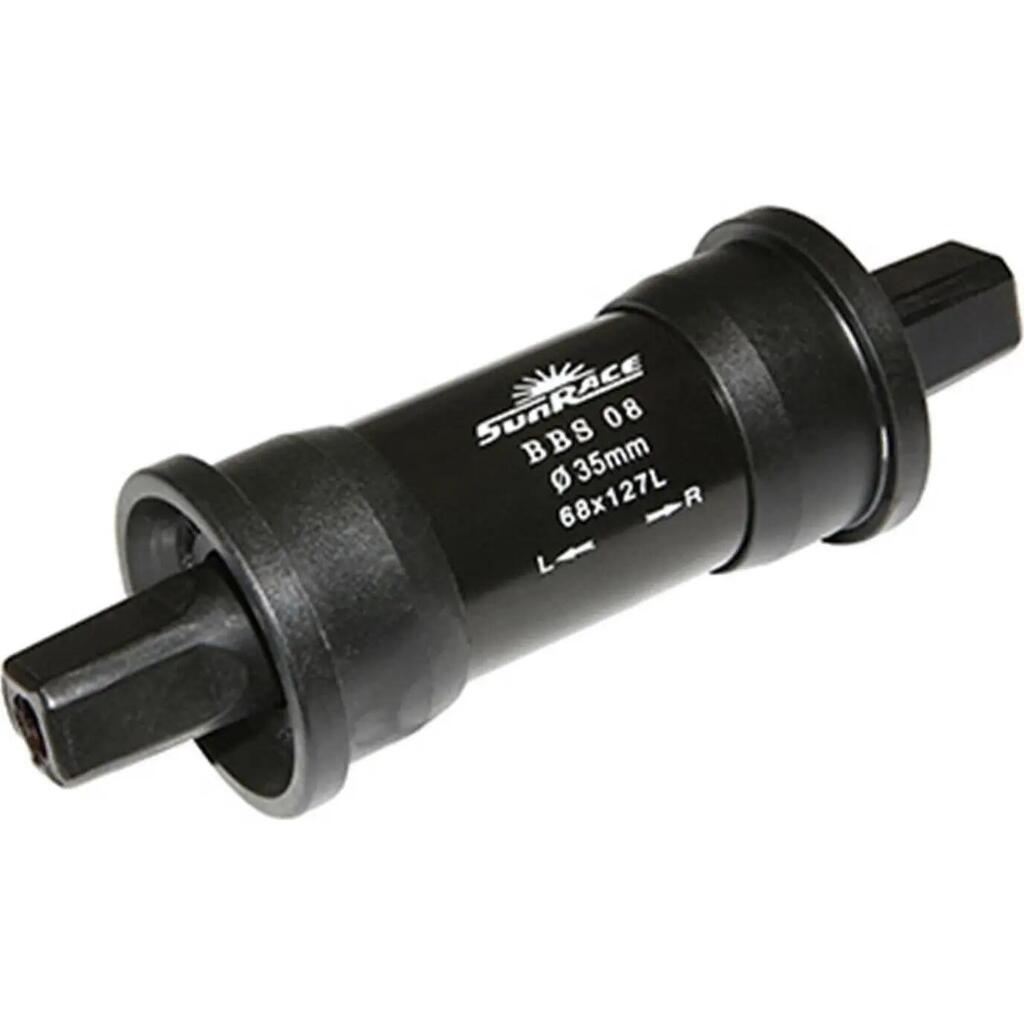 Square bottom bracket with resin cup to be fitted Sunrace 127 mm 38 mm