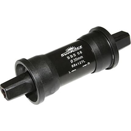 Boîtier de pédalier carré cuvette resine à emboîter Sunrace 127 mm 38 mm