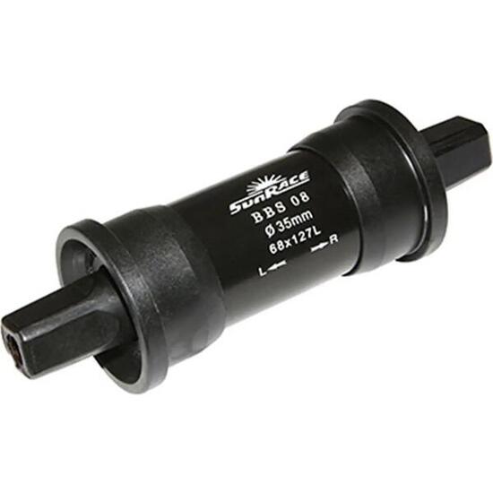 Boîtier de pédalier carré cuvette resine à emboîter Sunrace 127 mm 38 mm