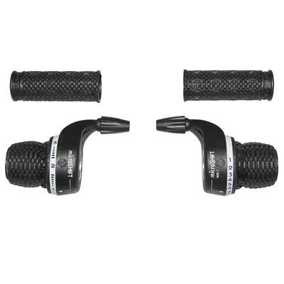 Bike shifter met paar voeringen - twist grip p2r indexe type gripshift 7 v