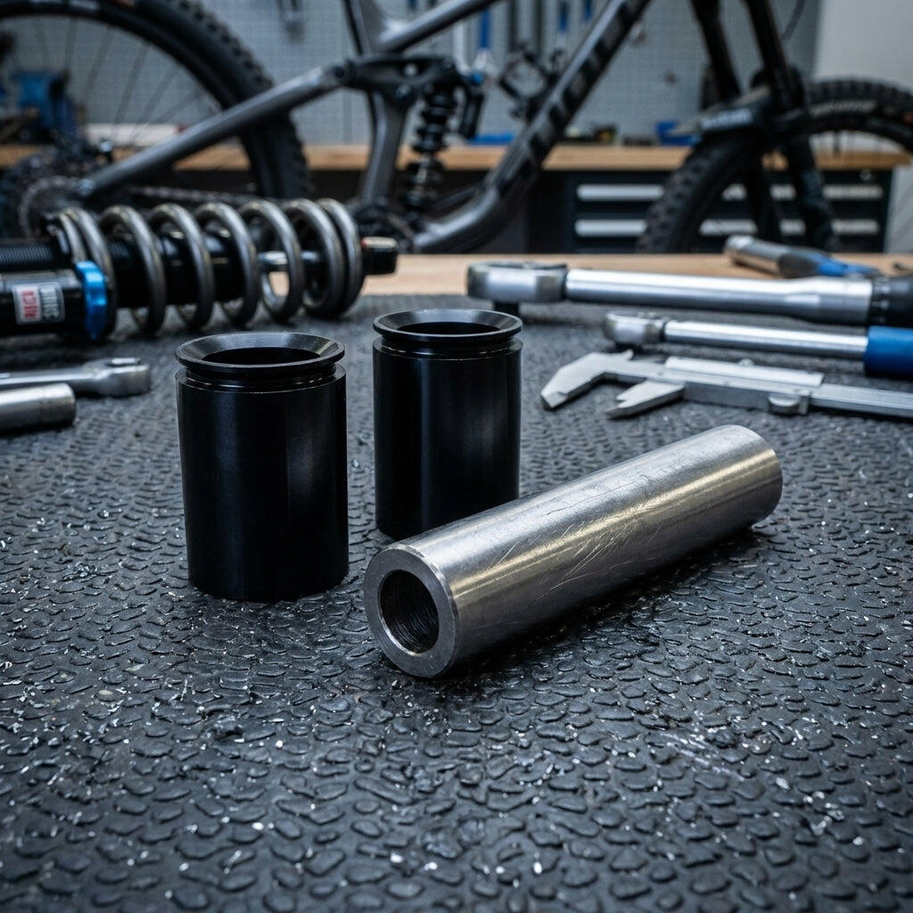 Stainless steel shock absorber spacers Rockshox (x3)
