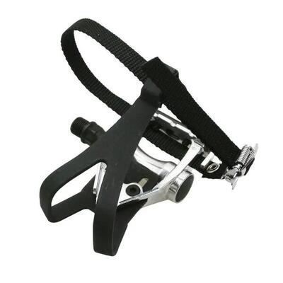 Velgo aluminium racepedalen met voetsteun + riem p2r