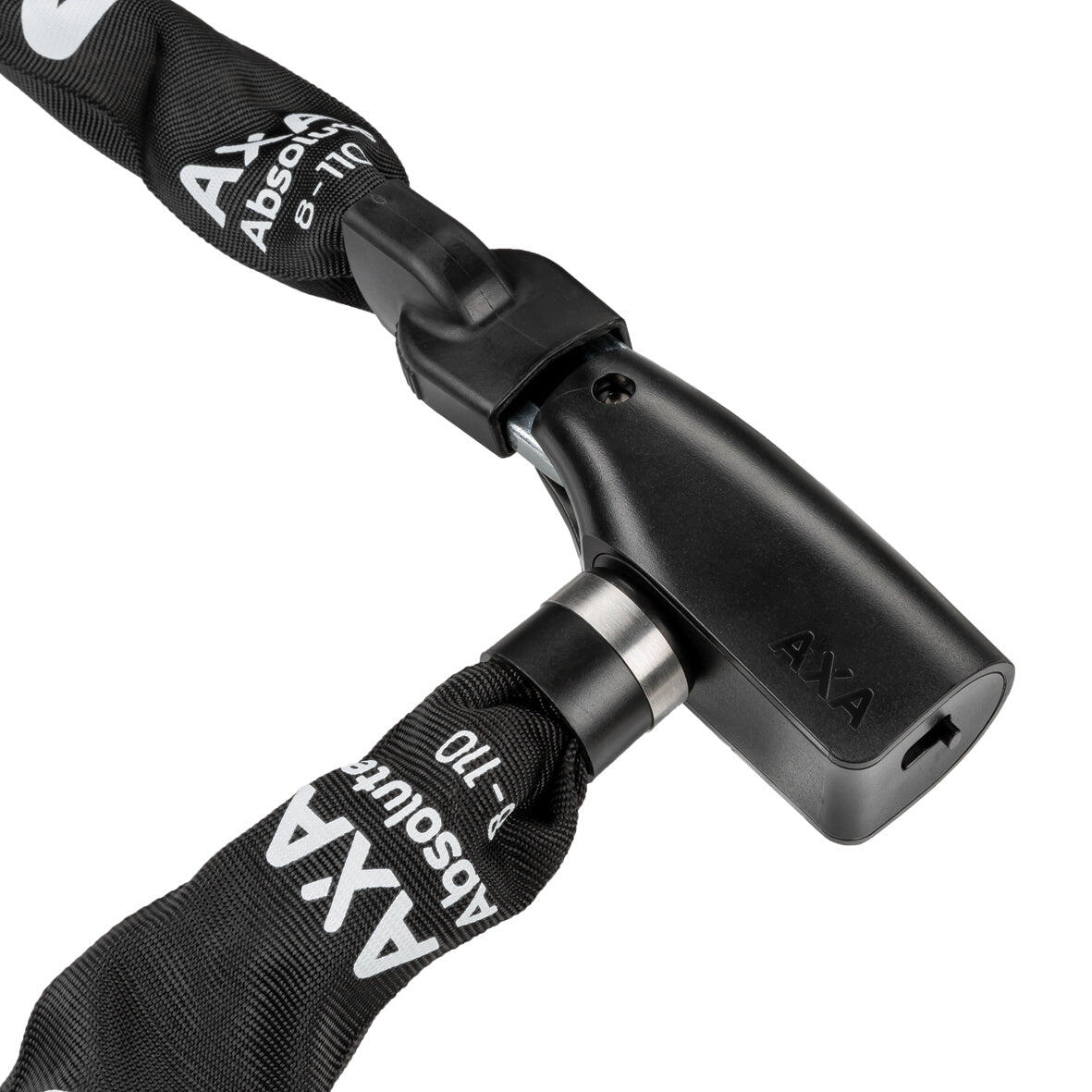 AXA Kettenschloss Absolute 110/8 Länge 110cm, Stärke 8mm, schwarz 7/7