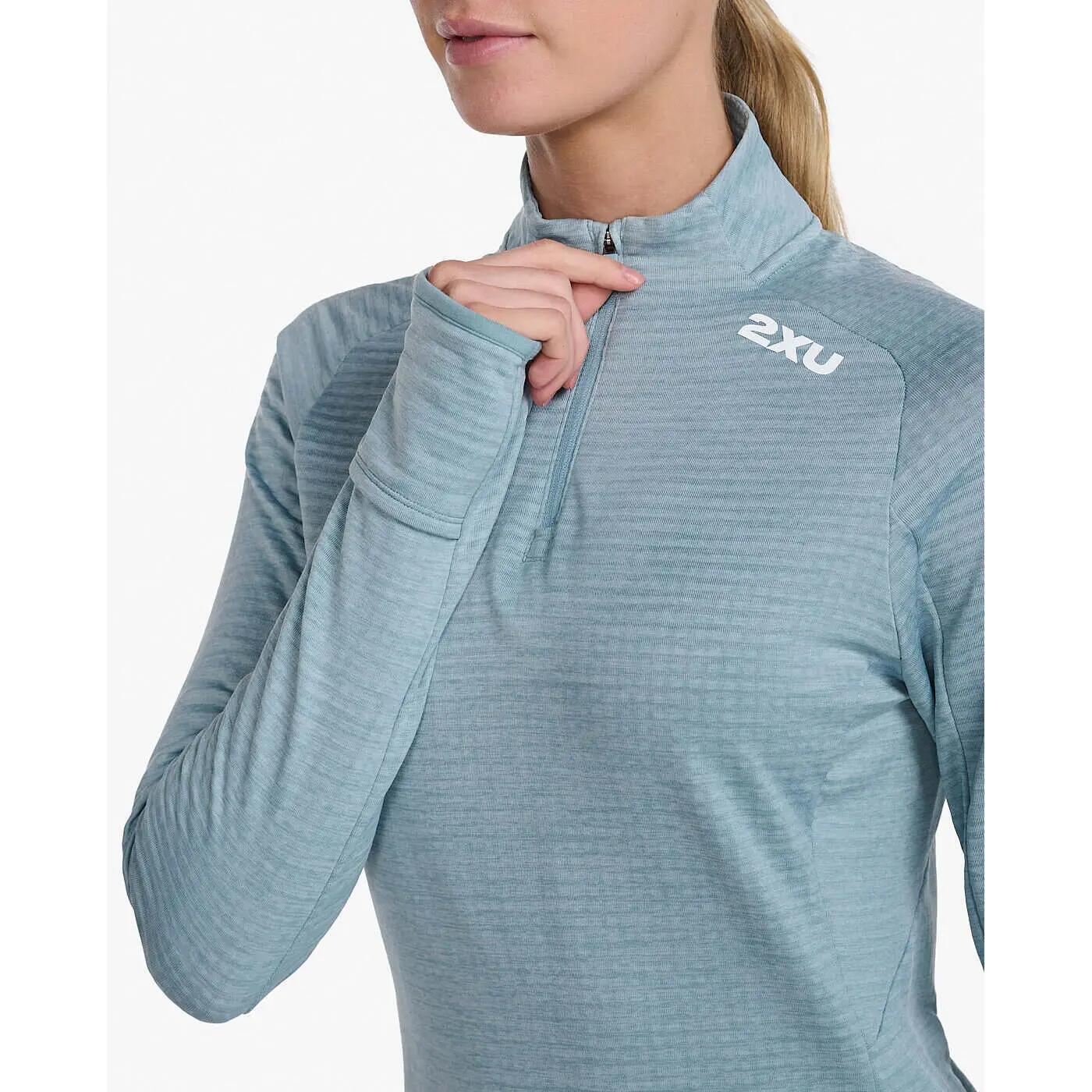 1/4-Zip-Langarmtrikot, Damen 2XU Ignition 3/3