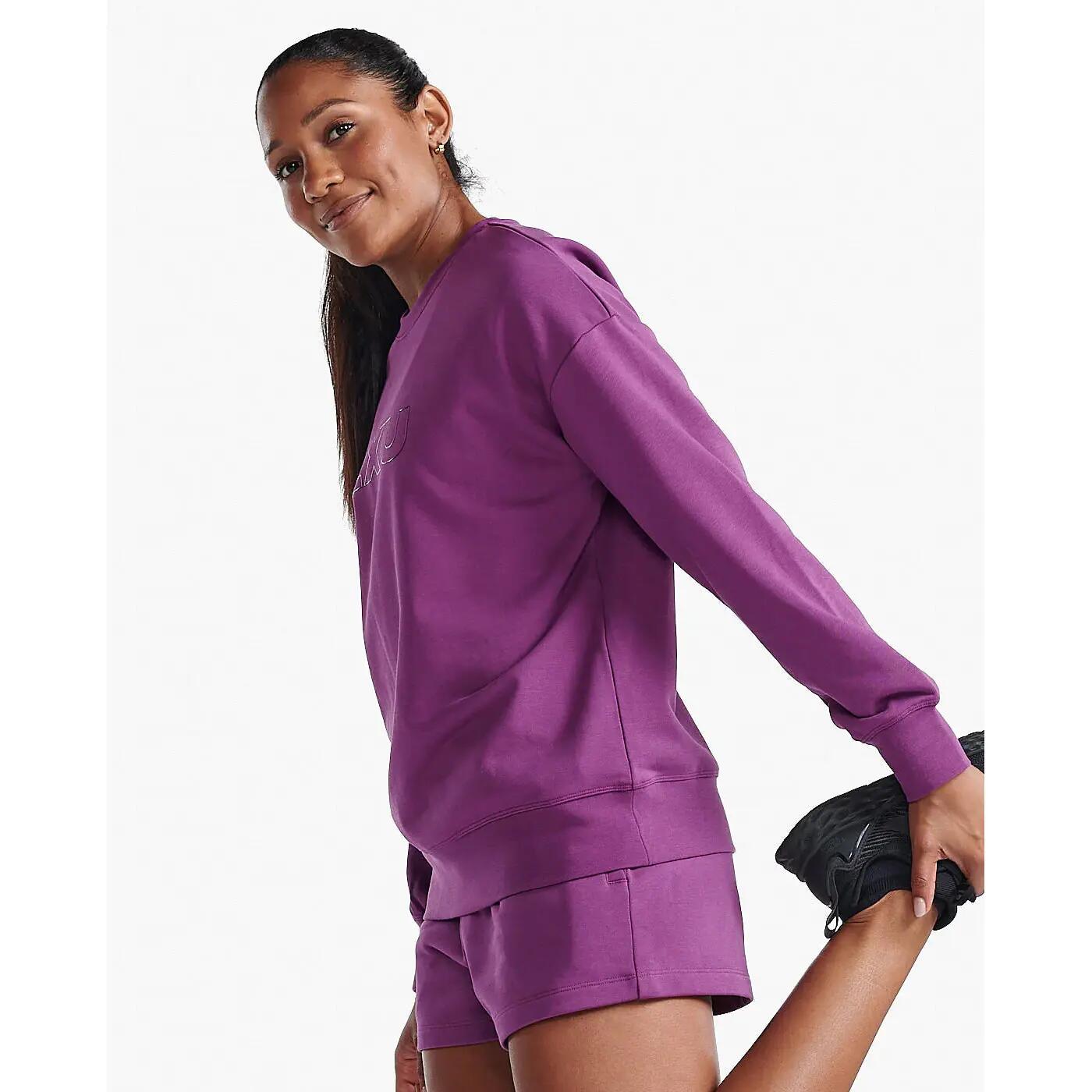 Sweatshirt femme 2XU Motion French Terry Crew 3/3
