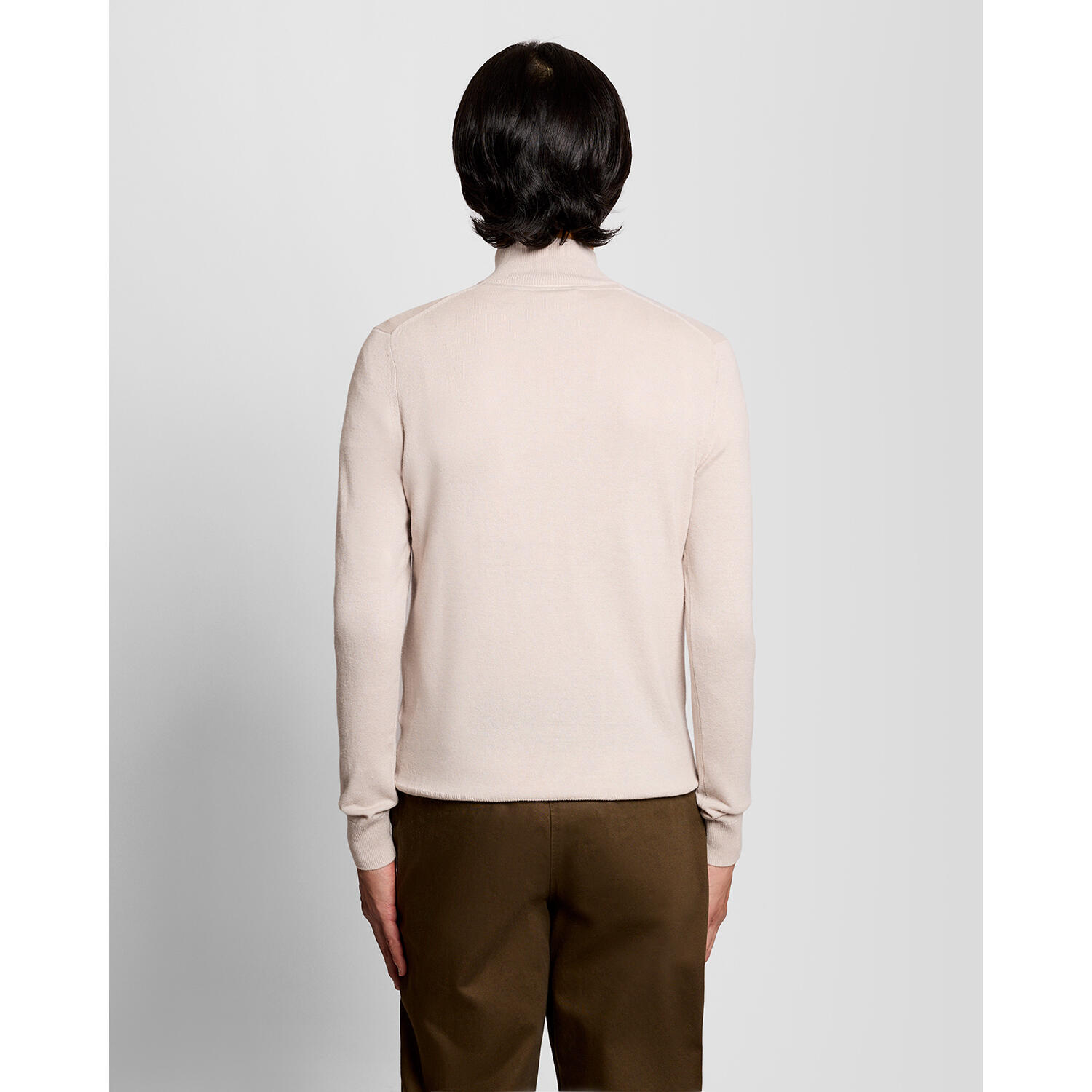 Jersey de algodón merino con cremallera de cuarto. Lyle & Scott 6/7