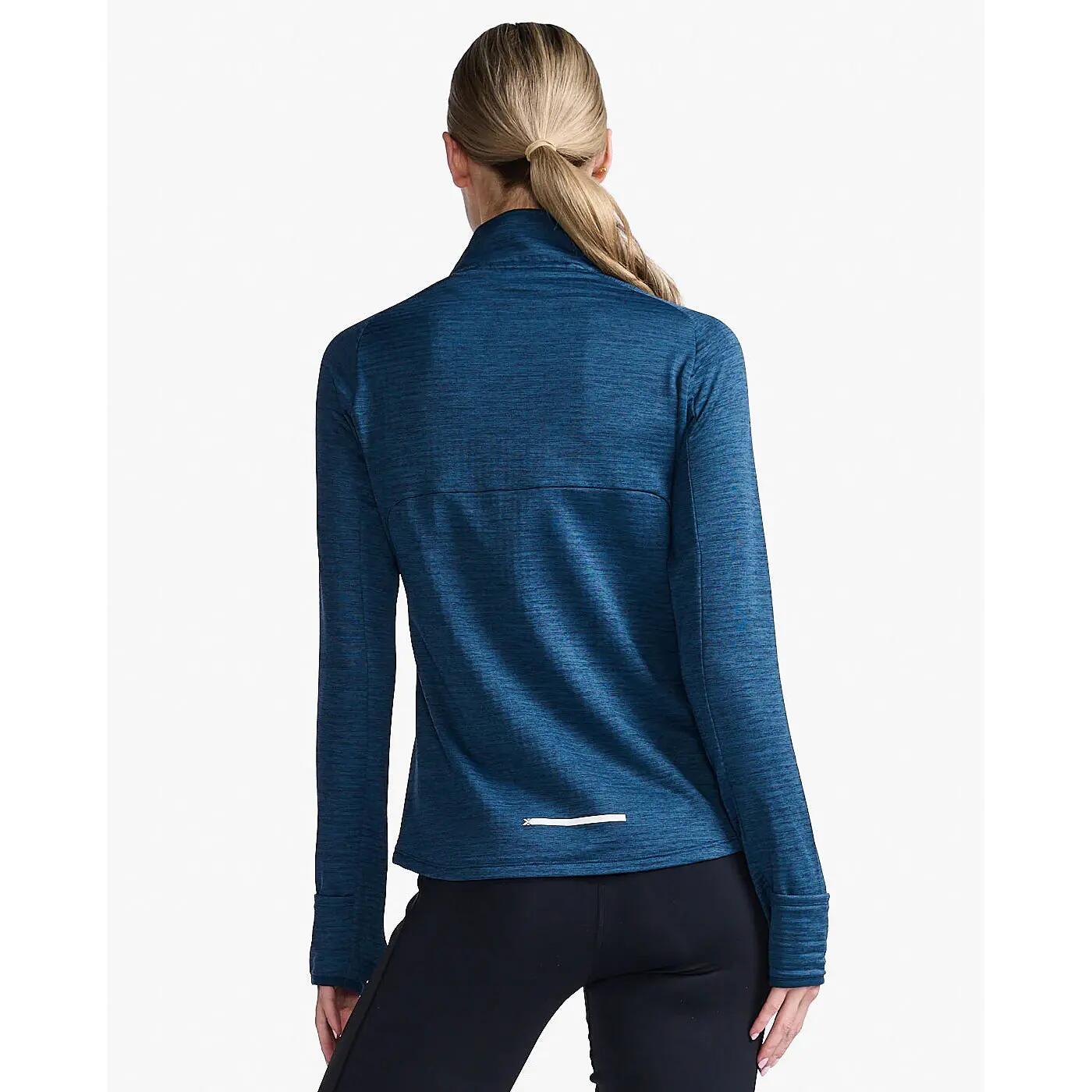 Maglia a maniche lunghe con zip a 1/4 da donna 2XU Ignition 3/3