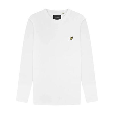 Effen t-shirt met lange mouwen lyle & scott