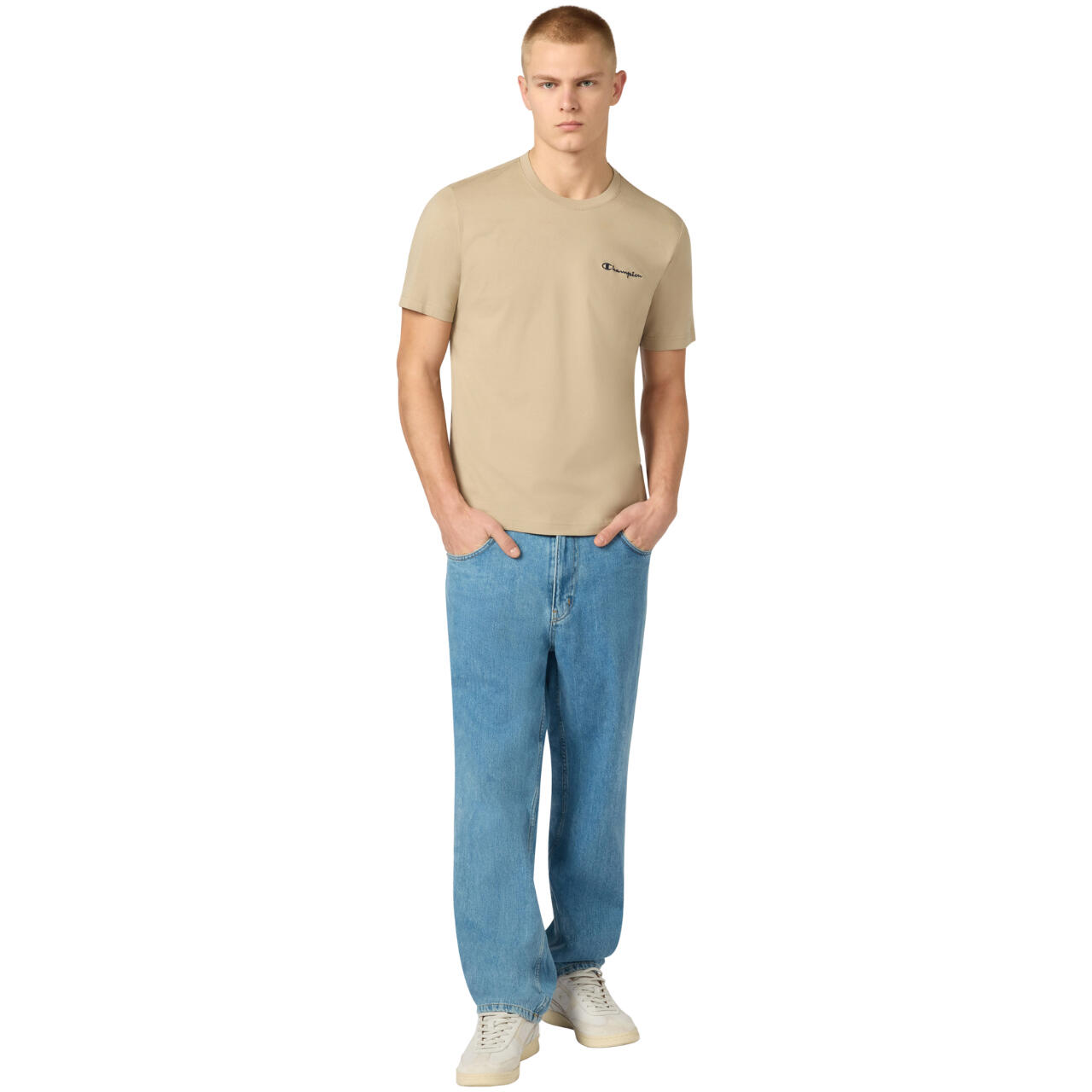 Champion SS T-Shirt für Herren - kurzärmelig, Standardlänge 5/5