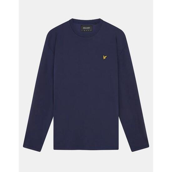 Einfarbiges T-Shirt mit langen Ärmeln Lyle & Scott