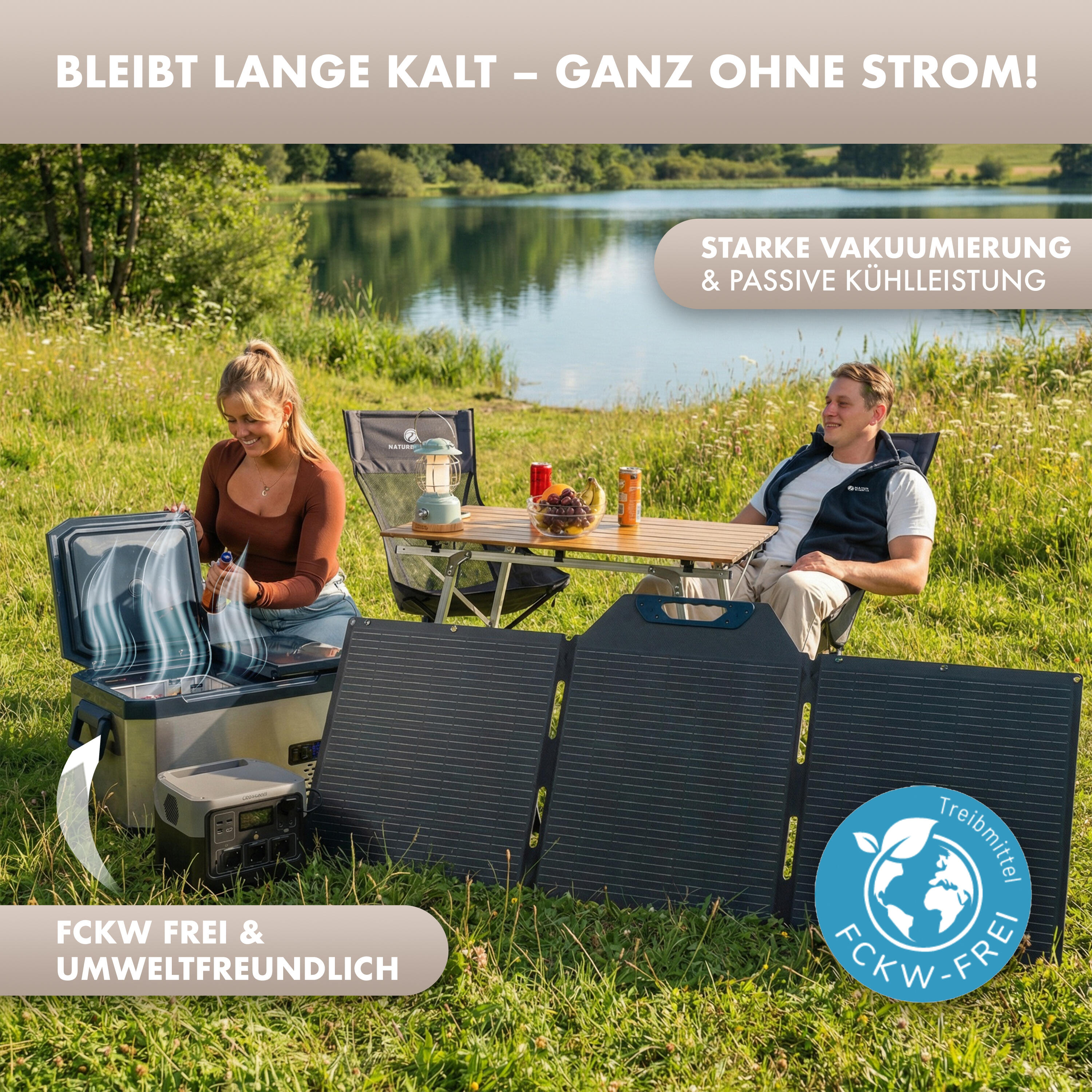 Camping Kompressor-Kühlbox VAC-CORE mit App-Steuerung & Dual Zone 6/7